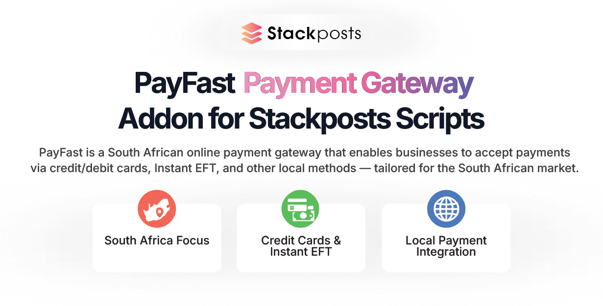PayFast Payment Gateway module for Stackposts