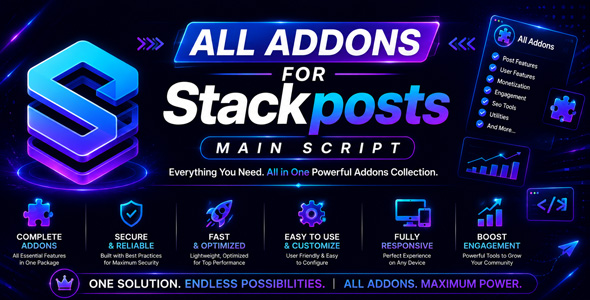 All Addons for Stackposts Main Script