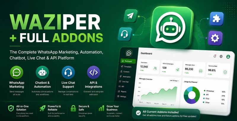 Waziper Main Script + Full Addons