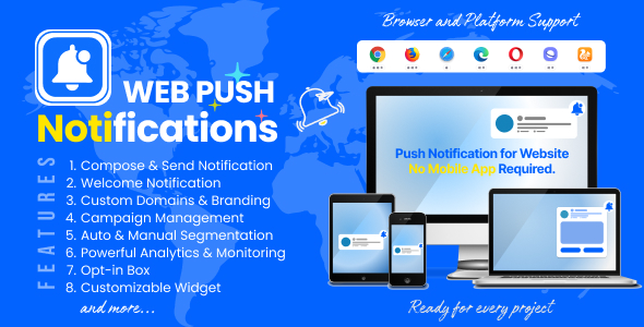 StackPush - Web Push Notifications